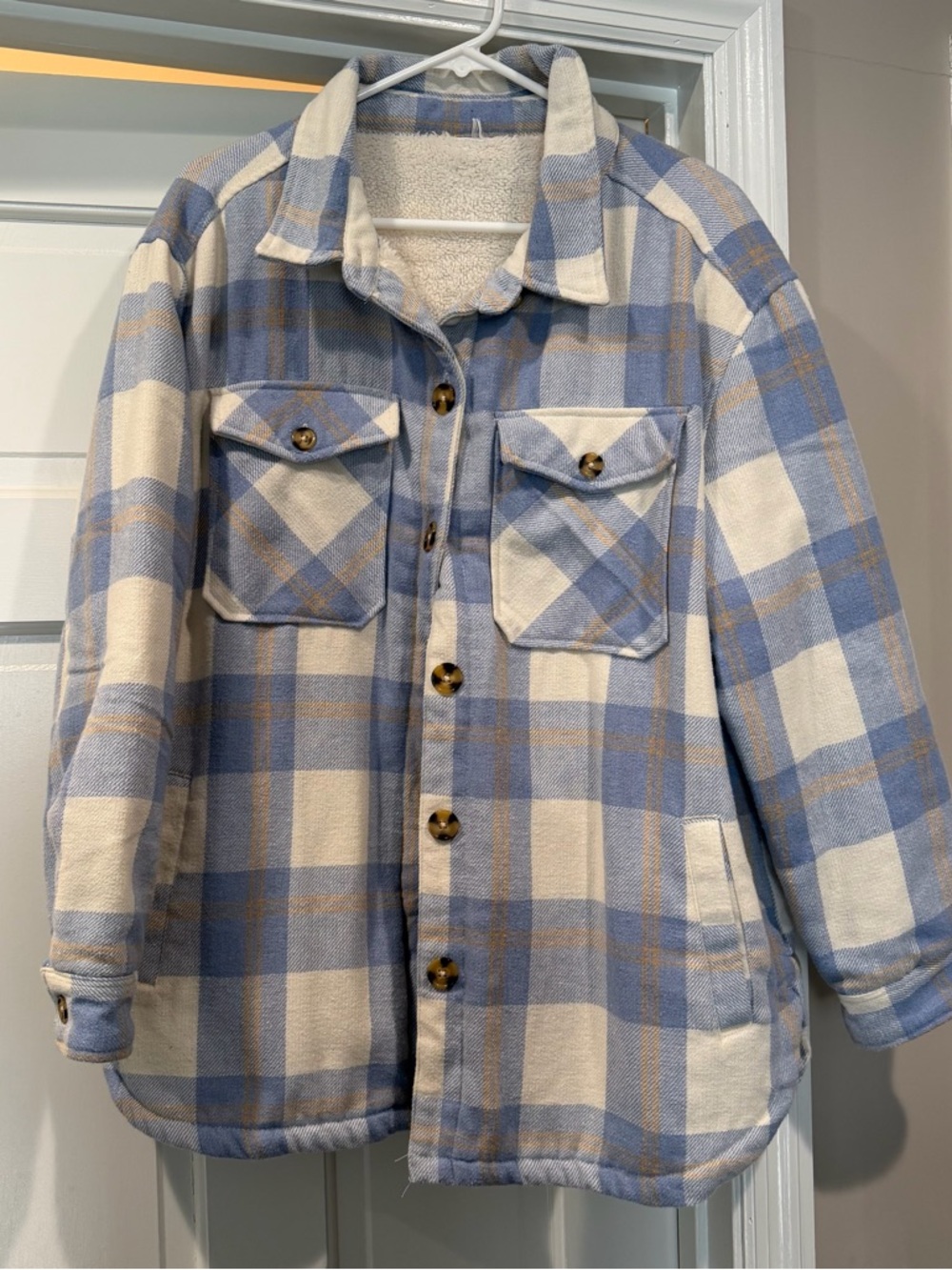 Sherpa lined flannel